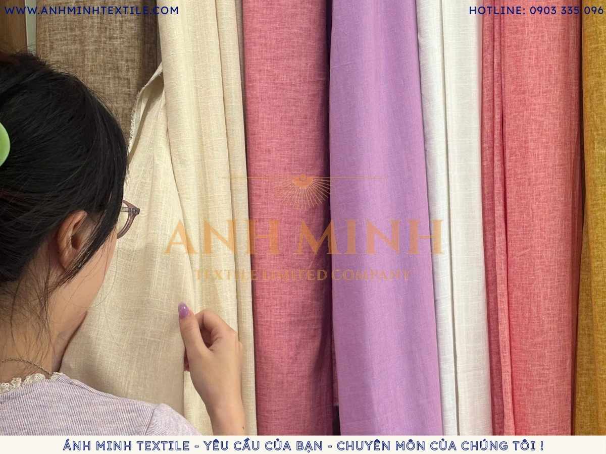 Chọn mua vải Linen chất lượng tại Ánh Minh