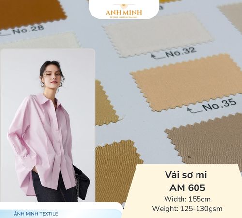 Vải sơ mi AM 605