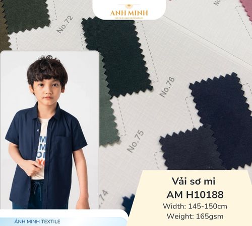 Vải sơ mi AM H10188